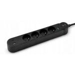 ART Extension Cord 4 Sockets + Usb A + Usb C FU915 3 m black
