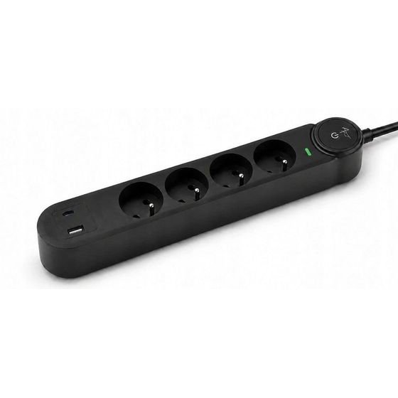 ART Extension Cord 4 Sockets + Usb A + Usb C FU915 3 m black