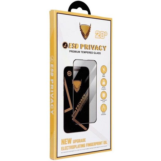 OG 6D Premium Privacy Glass - For Iphone 18 black