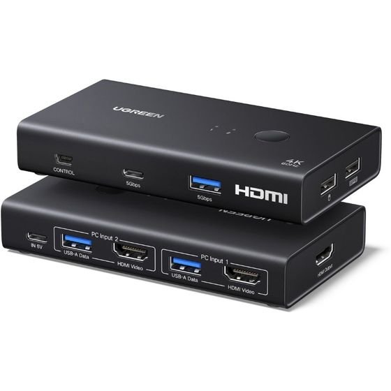 Kvm Switch 2 ������ USB/Hdmi Ugreen AK502 75246 - (AK502/75246)