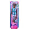 Mattel Barbie: Style - Ken Fashionistas Doll With Dark Skin, Lavendar Shorts With Turquoise & Lavender Argyle Shirt #253 (JJN67)