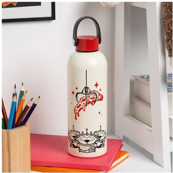 Paladone Disney: Toy Story - Pizza Planet Metal Water Bottle With Carry Loop (PP15880TS)