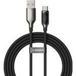 Veger Cable With Led Light Indicator Type C To Type C Pd 5A 100W CC1-Zsd 1,5 m black