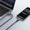 Veger Cable With Led Light Indicator Usb A To Type C Pd 3A 66W AC1-Zsd 1,2 m black