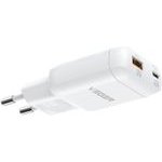 Veger Phone Charger Usb A + Type C Pd 45W + Data Cable Type C To C 100W TR121 white