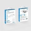 Veger Phone Charger Usb A + Type C Pd 65W + Data Cable Type C To C 100W TR122 white