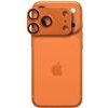 AR+Af Full Metal Tempered Glass For Iphone 17 Pro Max Orange OEM