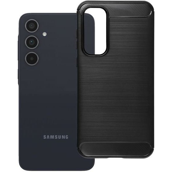 Case For Samsung A35 5G Carbon 2.0 Black OEM