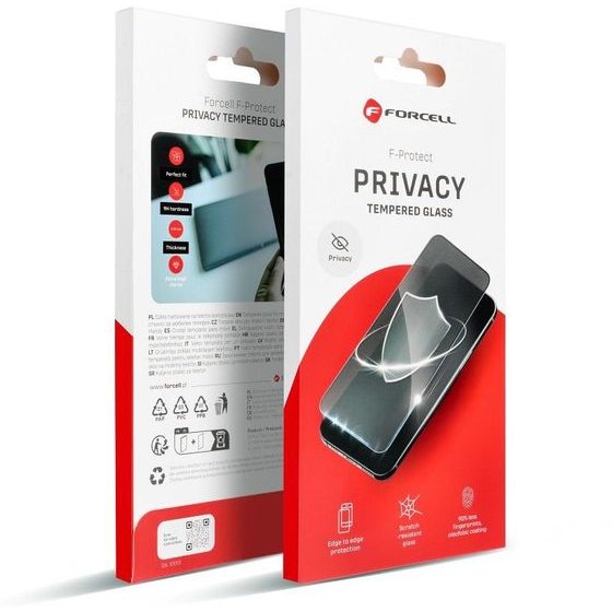 Forcell Tempered Glass To Iphone 18 Pro Max Privacy Glass black