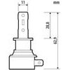 Lampa - ����� H3 12V PK22s 1550/930lm 6500K Halo Led Quick-Fit Hyper Series �� �������� ���� - 1 ���. (L5768.5)��� - (57685)