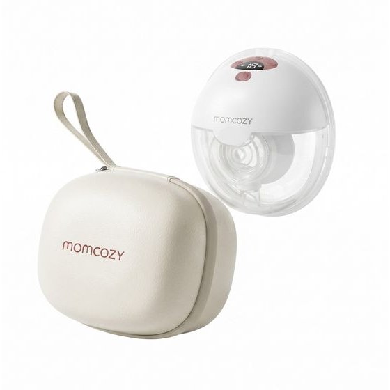 MOMCOZY M5 Smart | Wireless Electric Breast Pump | Hands-Free, Doublefit | Red - (BP380-MR70000B00105-C)