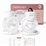 MOMCOZY S12 PRO+ Wearable Breast Pump White Double Pack - (BP335-WH71000B12106-A)