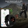 KOSPET Smartwatch Tank S2, Heart rate, 1.32'' AMOLED, GPS, 5 Atm & IP69K, ����� - (KOS-TANKS2-BK)