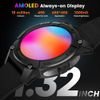 KOSPET Smartwatch Tank S2, Heart rate, 1.32'' AMOLED, GPS, 5 Atm & IP69K, ����� - (KOS-TANKS2-BK)