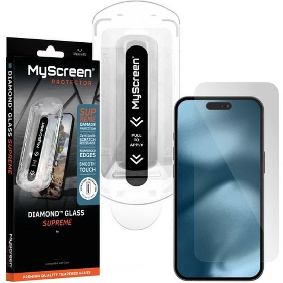 MyScreen Tempered Glass Diamond Glass Supreme For Apple Iphone 16 Pro