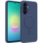 Crong Hybrid Matte Magnetic - Magsafe Case Samsung Galaxy A27 5G (Navy Blue) - (CRGHMMSGA27NBL)