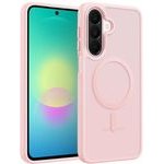 Crong Hybrid Matte Magnetic - Magsafe Case Samsung Galaxy A27 5G (Pink) - (CRGHMMSGA27PNK)