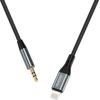 Dudao Audio Cable Lightning - Mini Jack 3.5mm 1m Gray (L11PRO) 6976625335596 - (L11Pro-new)