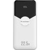 Wozinsky WFC-15W 20000mAh 22.5W PD20W Powerbank With Built-In Lightning And USB-C Cables - White 5907769388064 - (WFC-20W)