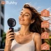 Ruhhy Mini Black Hand Fan - (19365-0)