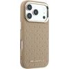 Karl Lagerfeld Pu Perforated Gold Dots Magsafe Case For Iphone 17 Pro Beige - (KLHMP17L6PPDKLE)