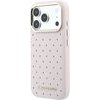 Karl Lagerfeld Pu Perforated Gold Dots Magsafe Case For Iphone 17 Pro Pink - (KLHMP17L6PPDKLP)