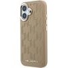 Karl Lagerfeld Pu Perforated Monogram Magsafe Case For Iphone 17 Beige - (KLHMP17S6PPMDPE)