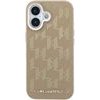 Karl Lagerfeld Pu Perforated Monogram Magsafe Case For Iphone 17 Beige - (KLHMP17S6PPMDPE)