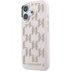 Karl Lagerfeld Pu Perforated Monogram Magsafe Case For Iphone 17 Pink - (KLHMP17S6PPMDPP)