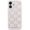 Karl Lagerfeld Pu Perforated Monogram Magsafe Case For Iphone 17 Pink - (KLHMP17S6PPMDPP)