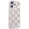 Karl Lagerfeld Pu Perforated Monogram Magsafe Case For Iphone 17 Pink - (KLHMP17S6PPMDPP)
