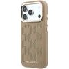 Karl Lagerfeld Pu Perforated Monogram Magsafe Case For Iphone 17 Pro Beige - (KLHMP17L6PPMDPE)
