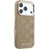 Karl Lagerfeld Pu Perforated Monogram Magsafe Case For Iphone 17 Pro Beige - (KLHMP17L6PPMDPE)