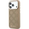 Karl Lagerfeld Pu Perforated Monogram Magsafe Case For Iphone 17 Pro Max Beige - (KLHMP17X6PPMDPE)