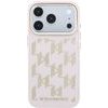 Karl Lagerfeld Pu Perforated Monogram Magsafe Case For Iphone 17 Pro Max Pink - (KLHMP17X6PPMDPP)