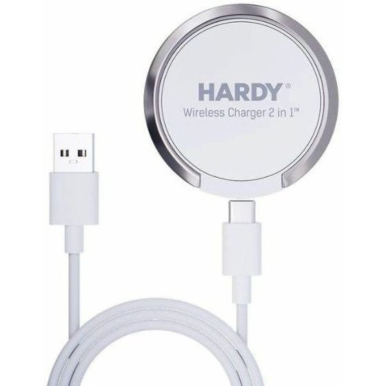 3MK Accessories - Hardy Wireless Charger 2in1 15W White