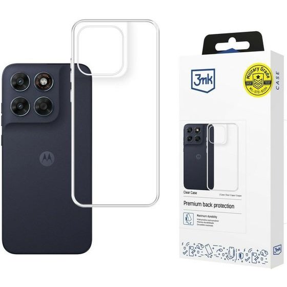3MK Clear Case For Motorola Moto G87