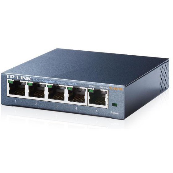 TP-LINK 10/100/1000MBPS DES.SWITCH 5-����� - TL-SG105