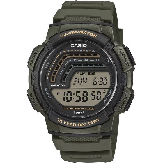 Casio MEN'S Watch + Box - (WS-1800-3AVDF)
