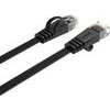 Orico PUG-C7B CAT7 10GBps RJ45 Ethernet Network Cable Internet Lan Flat 1m - Black -PUG-C7B-10-BL-Ep - (ORICO-PUG-C7B-10-BK-EP-HU)