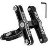 Rockbros Aluminum Adjustable Bottle Cage Adapter - Black - (KS-415)