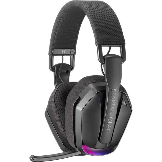 Spartan Gear - Apollonis Wireless Headset (Compatible With PC, Playstation 4, Playstation 5, switch, Switch 2) (color: Black)