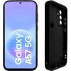 Volte-Tel Silicon Tpu With Strap ���� Samsung A57 5G A576 6.7in Full Camera Protection Black With Black HEARTS