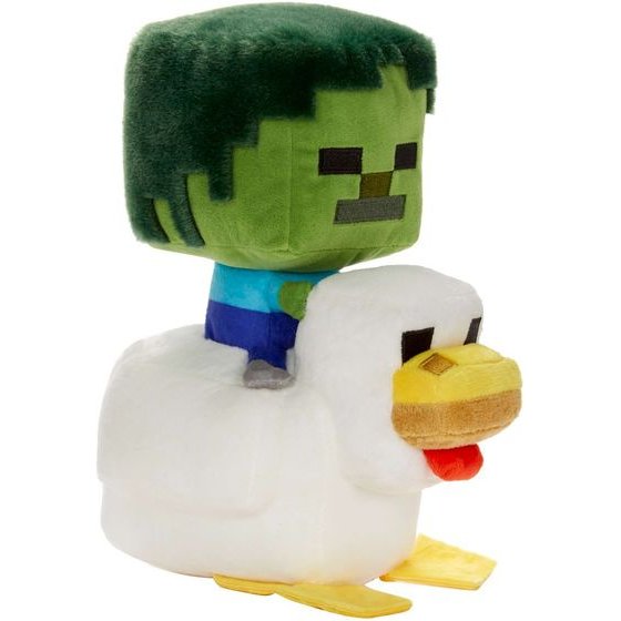 Mattel Minecraft: Plush - Chicken Jockey Deluxe Plush (JMY77)