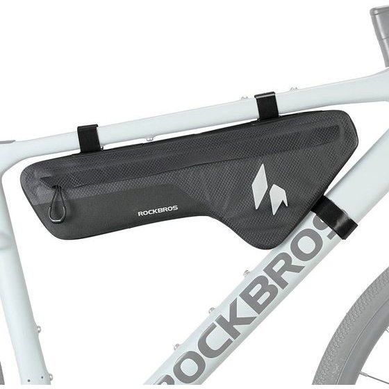 Rockbros AS-152 Down Tube Bike Bag Waterproof 1.9L - Black 5907769391361 - (30120135001)