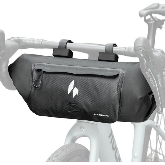 Rockbros AS-154 Waterproof Handlebar Bicycle Bag 8L - Black 5907769391378 - (30110099001)