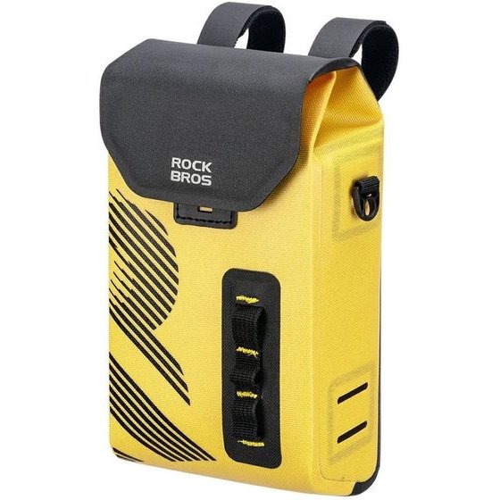 Rockbros AS-160 Waterproof Handlebar Bicycle Bag 1.3L - Yellow 5907769391415 - (30110105001)