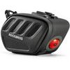 Rockbros C61 Bike Saddle Bag With Smart Rear Light 0.45L - Black 5907769391491 - (30130083001)