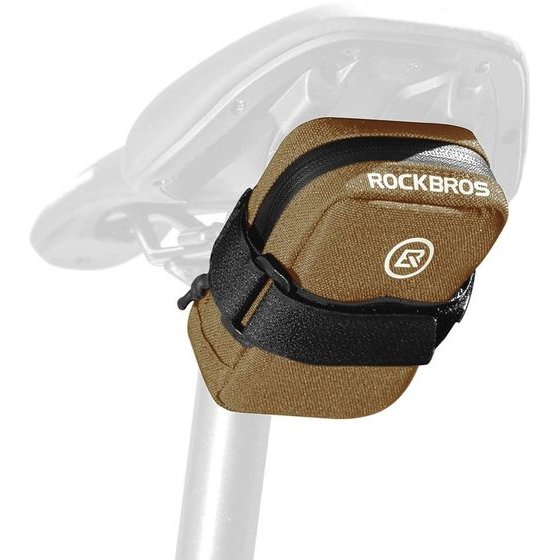 Rockbros F006 Bicycle Saddle Bag 0.35 l - Brown 5907769391453 - (3013007902)