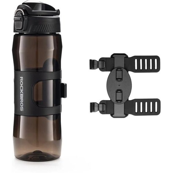 Rockbros S550H-1 700 Ml Thermal Bottle With Magnetic Holder And Mounting Strap - Black 5907769390562 - (310078101)